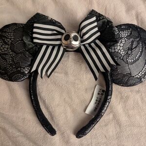 Disney Black Lace Minnie Mouse Headband